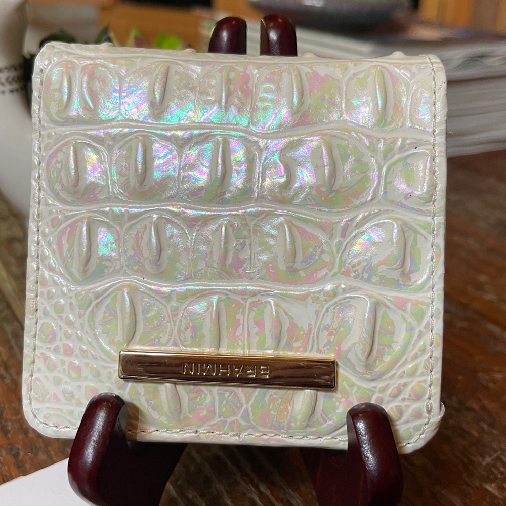 NWT Brahmin MILK leather Jane Wallet